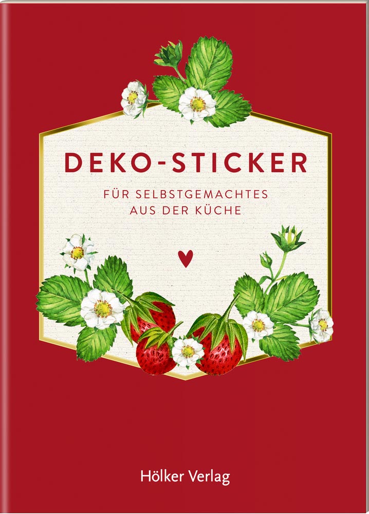 Einmach-Etiketten 11,4x16cm Deko Erdbeeren